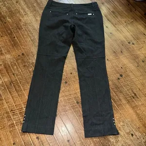 White House Black market Blanc ankle button 6 business slacks thumbnail 3
