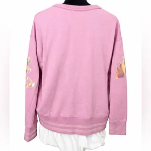Disney Parks 50th EARidescent Pink Gold Sweatshirt Y2K Coquette Pullover Size LG thumbnail 5