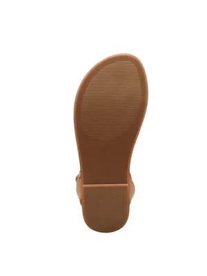 Universal Thread Womens Sol Toe Loop Ankle Strap Sandals 92609426 Tan Brown 6M thumbnail 12