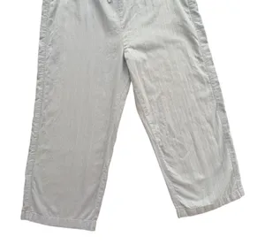 Jockey Women's Pajama Pants Medium Light Blue 100% Cotton Drawstring Sleep Pants thumbnail 1