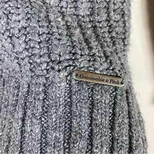 Abercrombie Grey Knit Crew Neck Sweater thumbnail 3