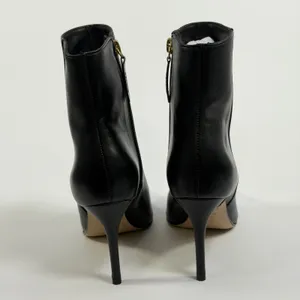 Schutz Size-5.5B Mikki Black Nappa Leather Pointed Toe Stiletto Ankle Boots thumbnail 11