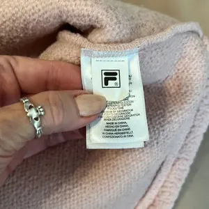 Fila szXL (seems smaller) pink pull over sherpa style hoodie GUC thumbnail 5