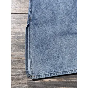 Rock & Roll‎ Denim High Rise Flare Distressed Light Wash Jeans 29x34 Split Hem thumbnail 10