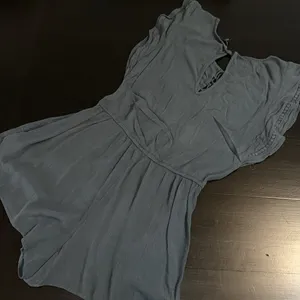 American‎ Eagle Outfitters Teal romper thumbnail 6