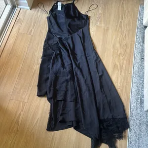Astr Asymmetrical Black Dress thumbnail 3