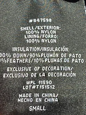32 Degrees Navy down filled vest Small thumbnail 7