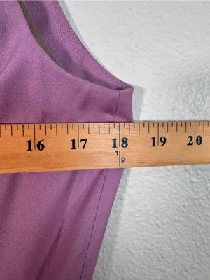 Wildfang Purple The Empower High Waisted V Neck Wide Leg Jumpsuit Womens 10 NWT thumbnail 6