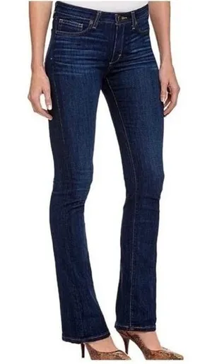 Spanx The Slim X Straight Jean‎ Dark Wash Size 28 thumbnail 1