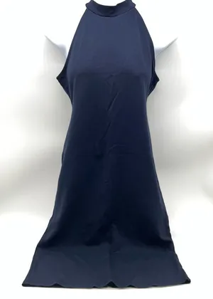 Rolla Coster Midnight Navy Blue Racer Back Sleeveless Above the Knees Dress-L thumbnail 1