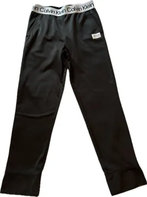 Calvin Klein Performance Black Jogger Pants Women’s Medium 8/10 Logo Waist thumbnail 1