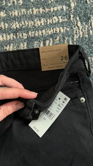 PacSun Jade low rise boot cut jeans size 26 black thumbnail 2