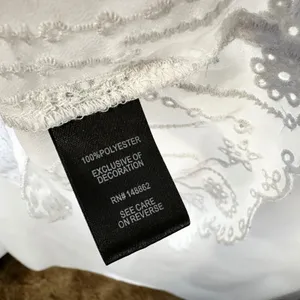 Torrid Plus Size 1X Top Chiffon Ruffle White Eyelet‎ Embroidered Bishop 1289 thumbnail 13