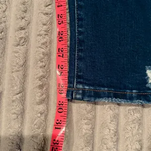 Vervet Los Angeles High Rise Distressed‎ Skinny Jeans Dark Wash VT1196 Size 29 thumbnail 7