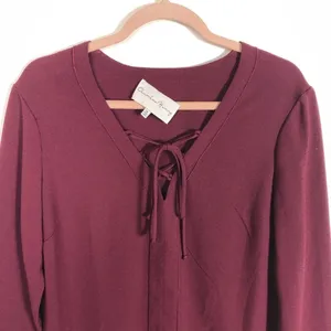Charles Henry maroon‎ dress thumbnail 2