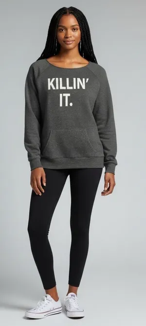 Alternative 🤍 Killin it Sweatshirt thumbnail 1