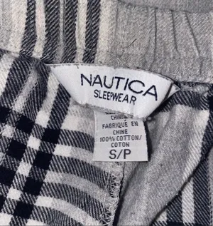 Nautica Sleepwear Neutral Plaid Loungewear Pajama Pants Size Small thumbnail 4
