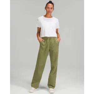 Lululemon Loungeful Straight Leg Pant Bronze Green Size‎ 6 W5EK3S Sweatpants thumbnail 2