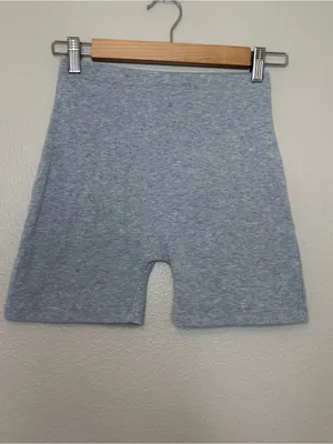 Grey Brandy coquette preppy Bike Shorts thumbnail 2