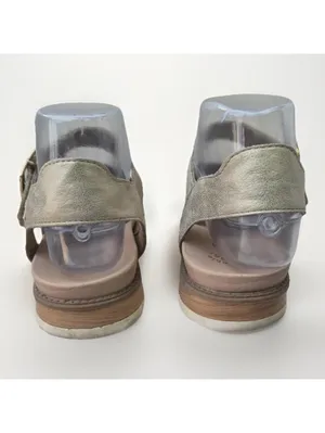 DR. SCHOLL'S Sustainable Comfort Beige Strappy Sandals Womens 7 M Metallic thumbnail 6