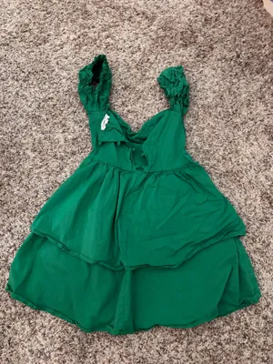 Green mini dress thumbnail 3