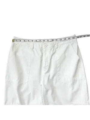 Princess Polly Fallout Wide Leg High Rise Cargo Ankle Crop Cotton Pants Size 8 thumbnail 6