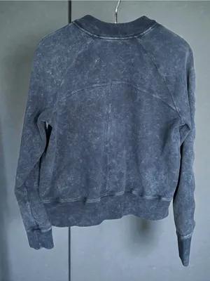 lululemon athletica Mineral Washed Crewneck Sweatshirt‎ - Charcoal thumbnail 2