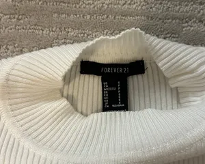 White Long Sleeve Turtle Neck thumbnail 2