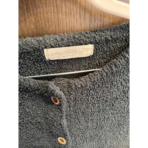 Natural Life Dark Forest Sweater Cardigan Button Puffer Cozy Preppy large thumbnail 3