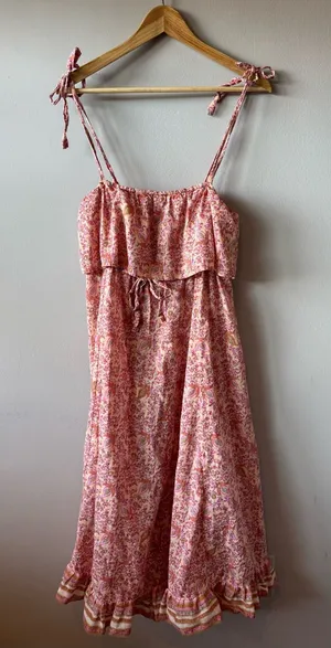 Free People Women’s Tangier Babydoll Floral Maxi Dress Size Small thumbnail 1