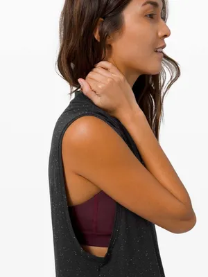 NWT Lululemon Black and White All Yours Boyfriend Tank thumbnail 2