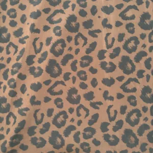 SHEIN Brown Leopard Print Midi Skirt with Side Slit thumbnail 3