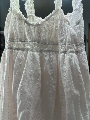 White floral dress (Ready To Ship) thumbnail 6