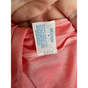 nightgown satin lace collar pink floral thumbnail 9