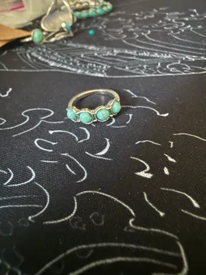 Turquoise Boutique Ring Silver thumbnail 2