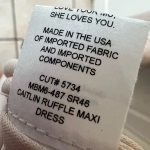SHOW ME YOUR MUMU Caitlin‎ Ruffle Maxi Dress thumbnail 6