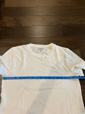 New With Tags JCrew Vintage Jersey White Tee Sz M thumbnail 3