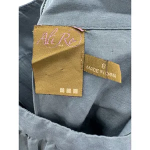 Ali Ro Women's Jumpsuit‎ 8 Gray Pockets Silk Linen Oversized Lagenlook Relaxed thumbnail 5