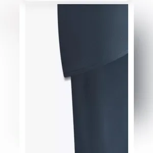 Zara NWT navy blue drop waist combination midi dress thumbnail 9