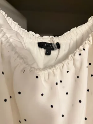 1. State Revolve Strapless Midi Dress white polka dot thumbnail 2