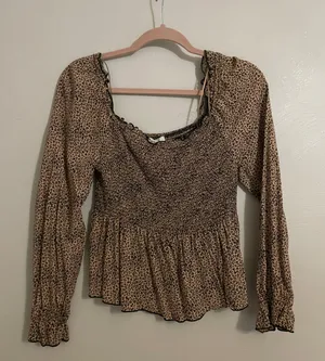 Urban Romantics Peplum Blouse thumbnail 1