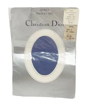 Christian‎ Dior Size 2 4494 Parma Violet Control Top Sheer Leg NEW Nylons thumbnail 1