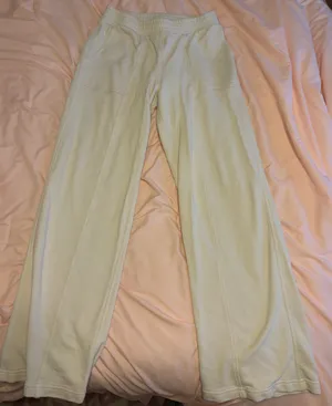 Aerie Straight leg Cream Sweat pants thumbnail 1