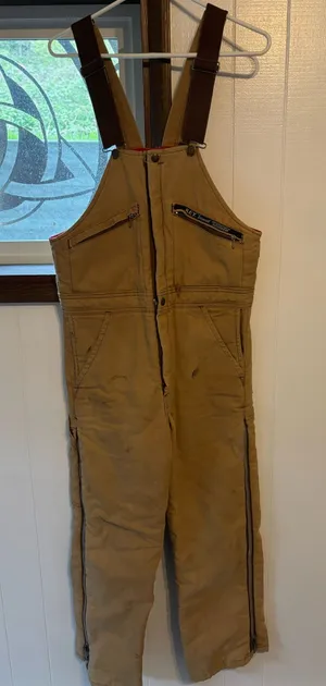 Vintage Key Imperial lined overalls Brown thumbnail 1