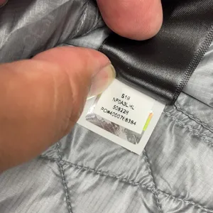 The North Face ThermoBall Puffer Vest Womens Medium Gray Quilted Zip Insulated thumbnail 10