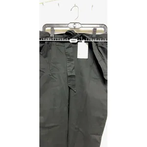 ASOS Maternity Black Paperbag Waist Tie Trousers Pants US 6‎ NWT thumbnail 5