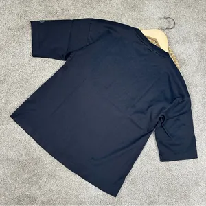 Nike Women’s Short Sleeve Cotton Shirt Top Crewneck in Black XS thumbnail 5