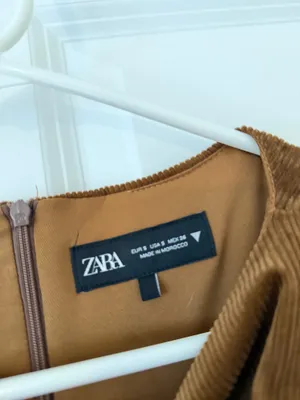 Zara belted corduroy dress thumbnail 3