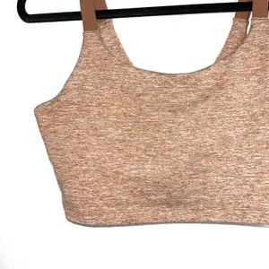 Aerie Offline The Hugger Recharge Least Support Unlined Brown Sports Bra thumbnail 4