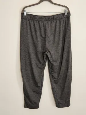 Nike Women's Gray Cropped Dri-Fit Jogger Pants Size XL thumbnail 4
